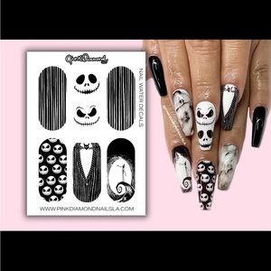 Nightmare Before Christmas Nail Decals M/L